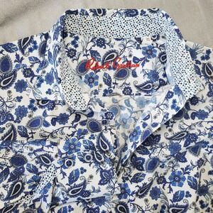 Robert‎ Graham Mens Classic Fit Paisley Floral Print Button Down Shirt M